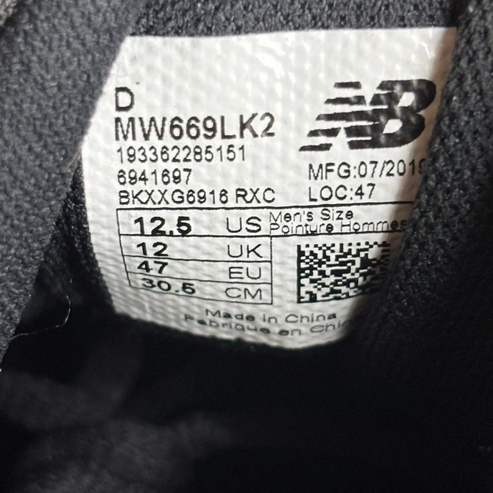 New Balance‎ 669 v2 Trail Walking Gorpcore Hiking Sneaker Shoe Black Mens 12.5 D